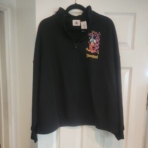 NWOT Disney Sz 2X MAGIC CREW Womens Black Sweatshirt